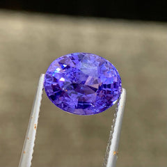 GIA Certified 5.16Ct Violet Blue Sapphire