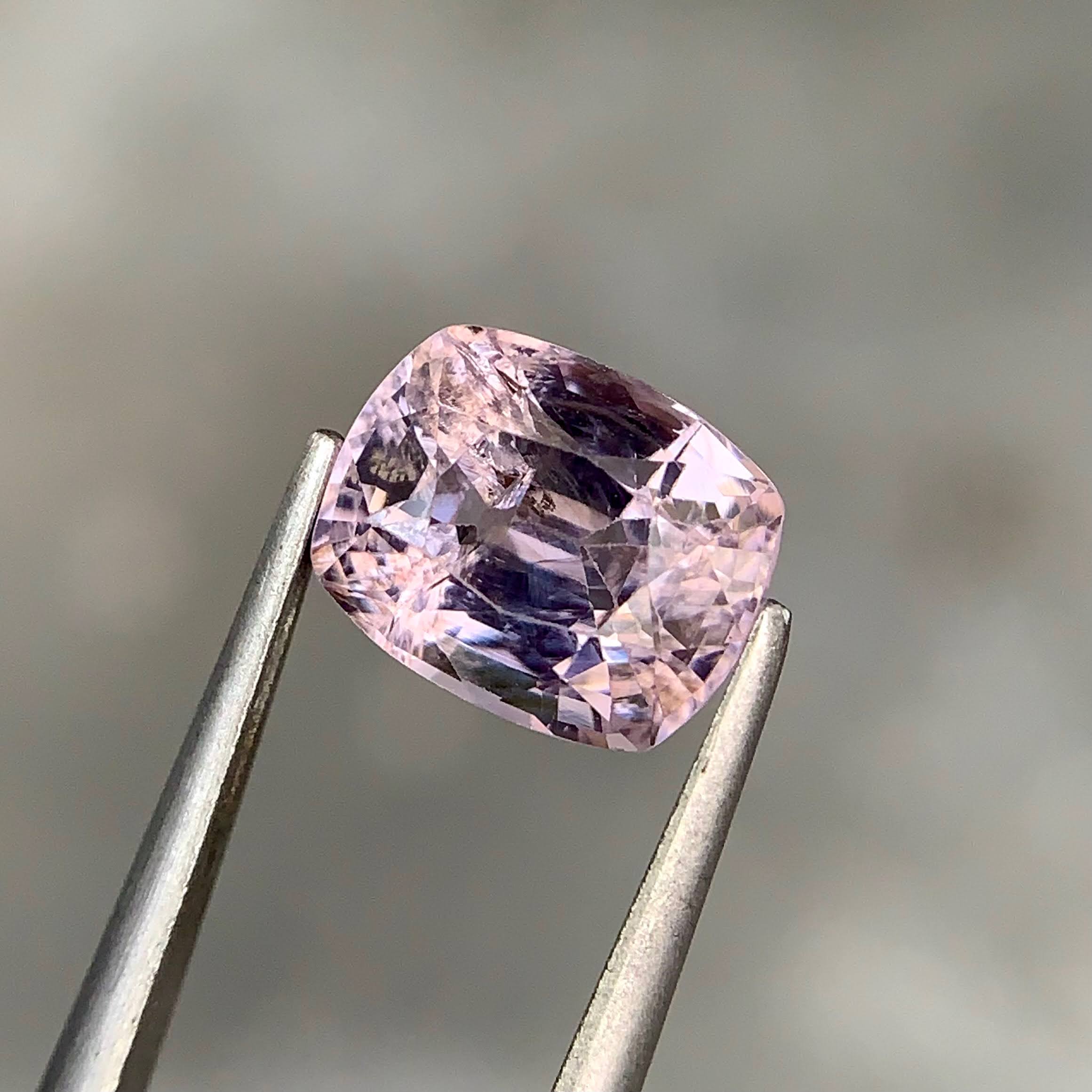 2.13 Ct Peach Pink Spinel Cushion Cut 