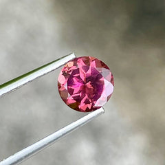 1.30 Carat Pink Round Tourmaline Stone