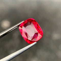 3.01ct Intense Pink Mahenge Spinel Cushion