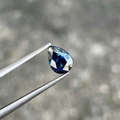 1.11 Carats Teal Sapphire Pear Cut Gem