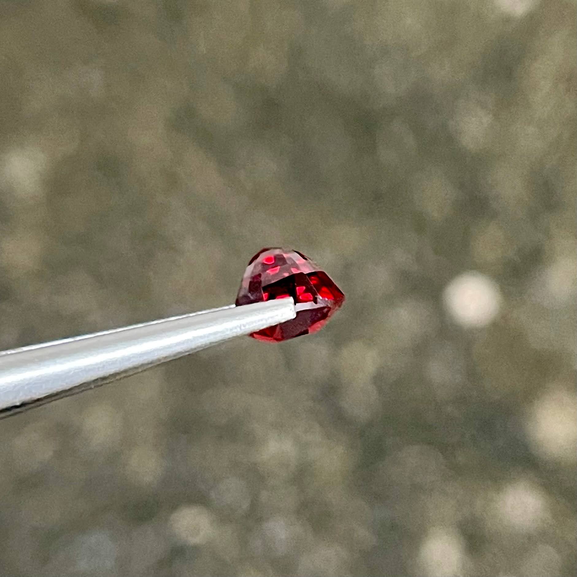 2.09 Carats Red Spinel Cushion Stone