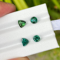 2.30 Carats Tourmaline Earrings Set