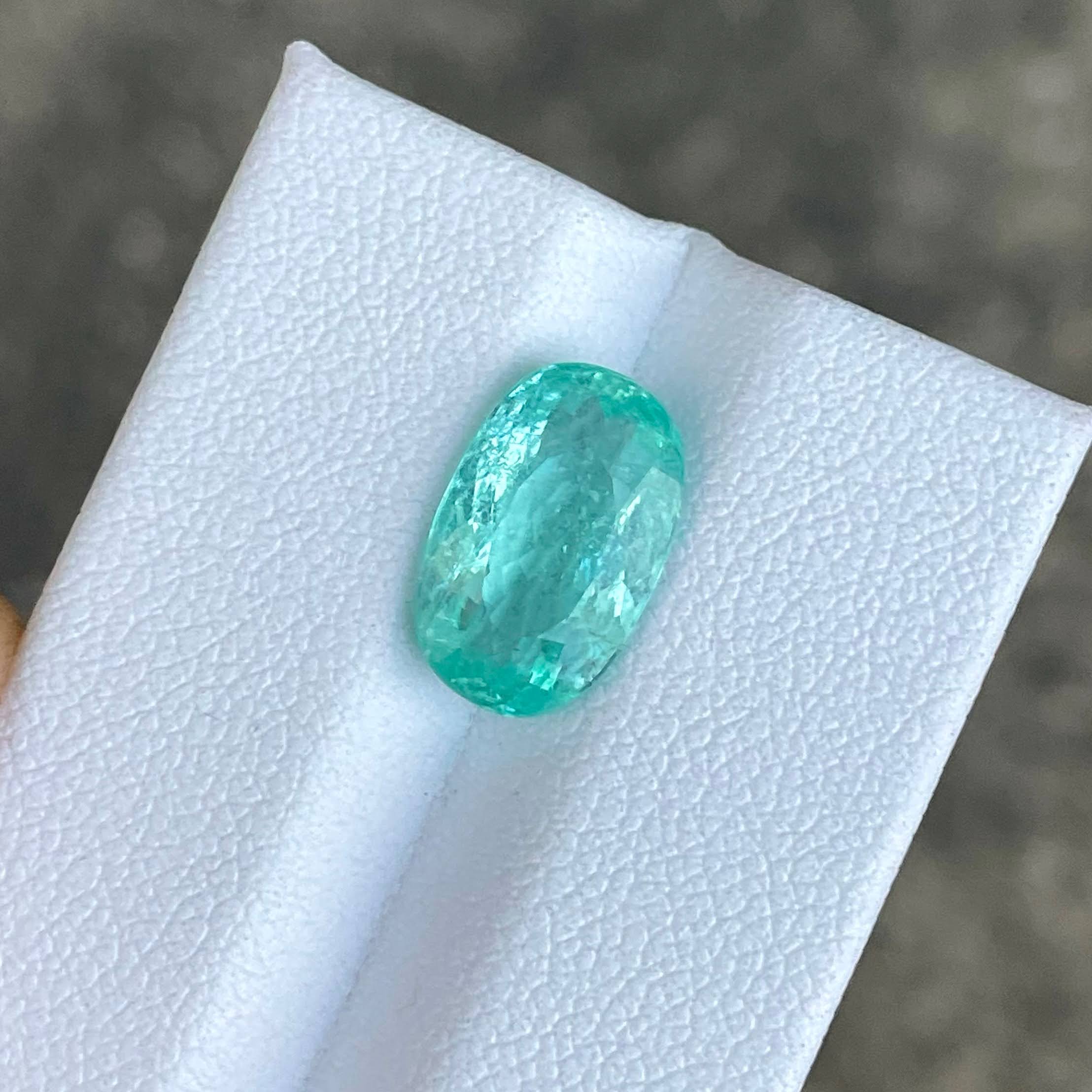 3.71 Carat Certified Paraiba Tourmaline