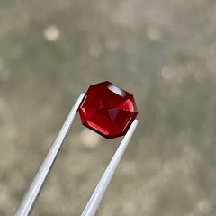 3.83 Carats Red Garnet Stone