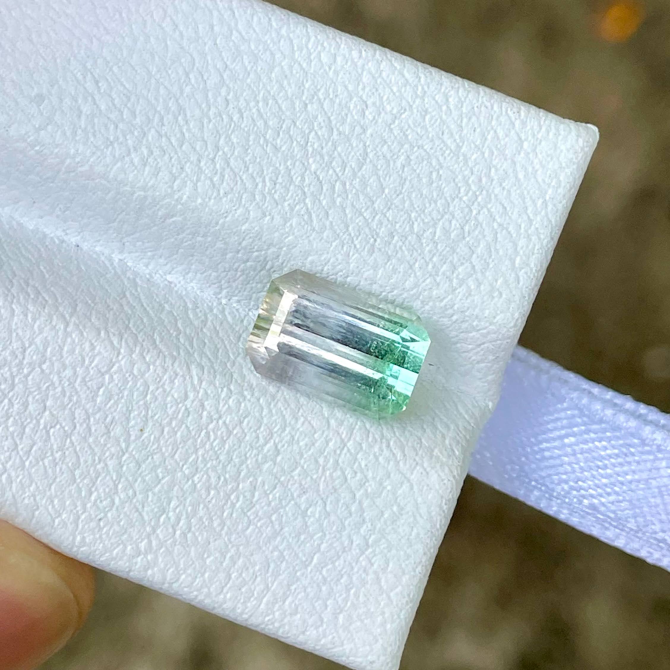 2.60 Carats Bi Color Tourmaline Stone