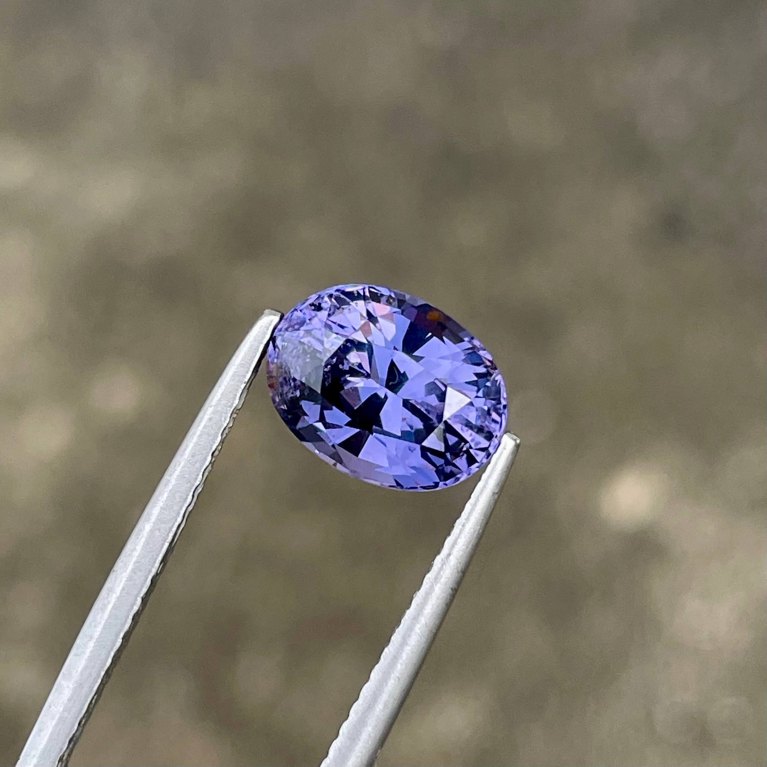 3.33 Carat Violet Purple Spinel Stone