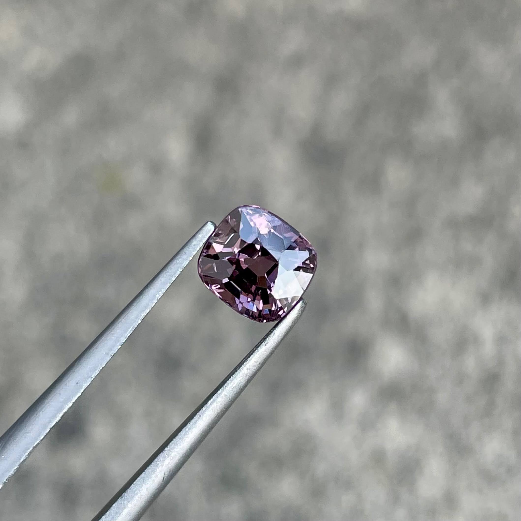 1.52 Carat Pinkish Purple Spinel Stone