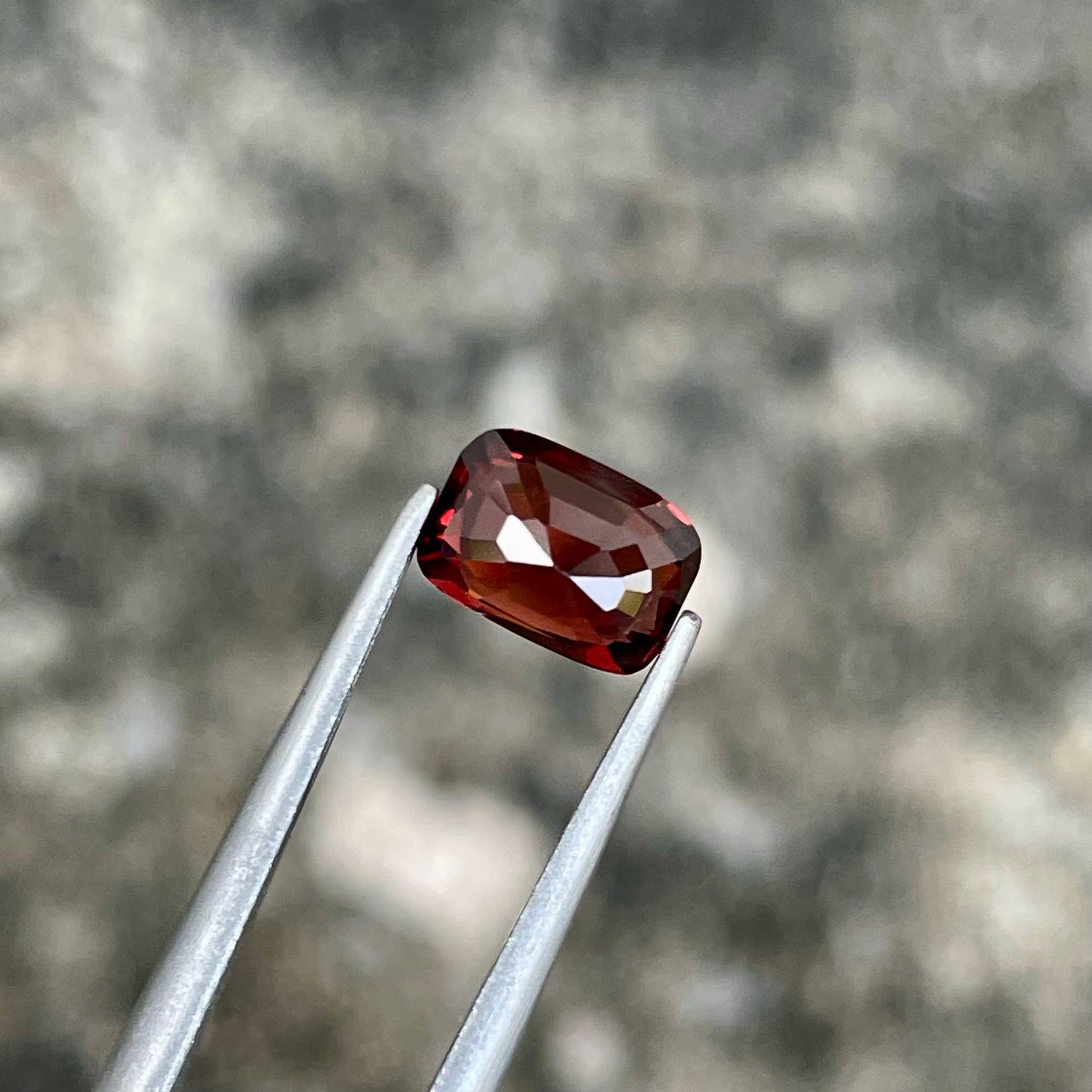 1.17 Carats Red Spinel Cushion Stone