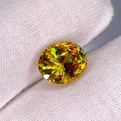 5.75 Carats Oval Cut Sphene Gemstone