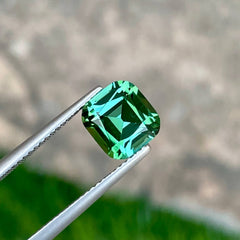 2.55 Carats Bluish Green Tourmaline