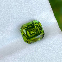 3.28 Carat Olive Green Tourmaline Gem