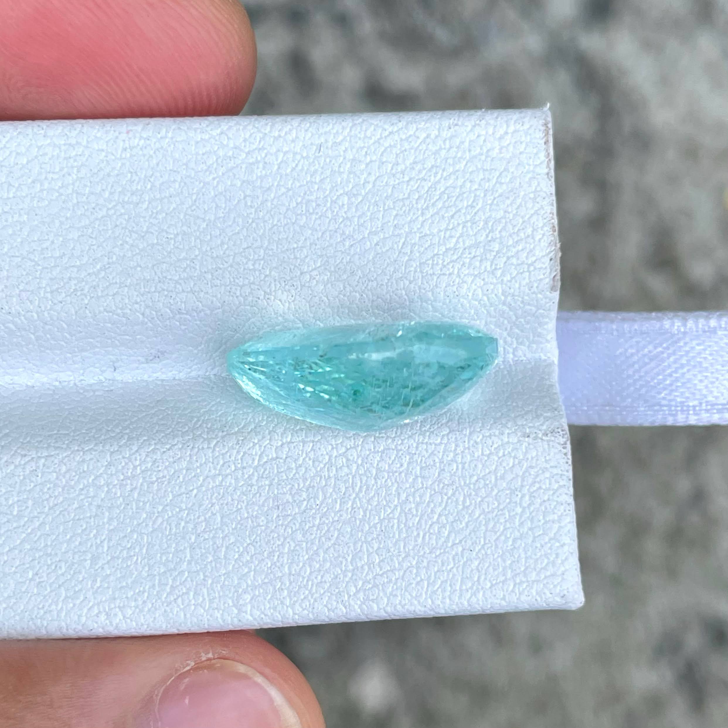 10.71 carats Neon Paraiba Tourmaline