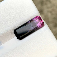 4.85ct Rare Bi-Color Tourmaline Emerald