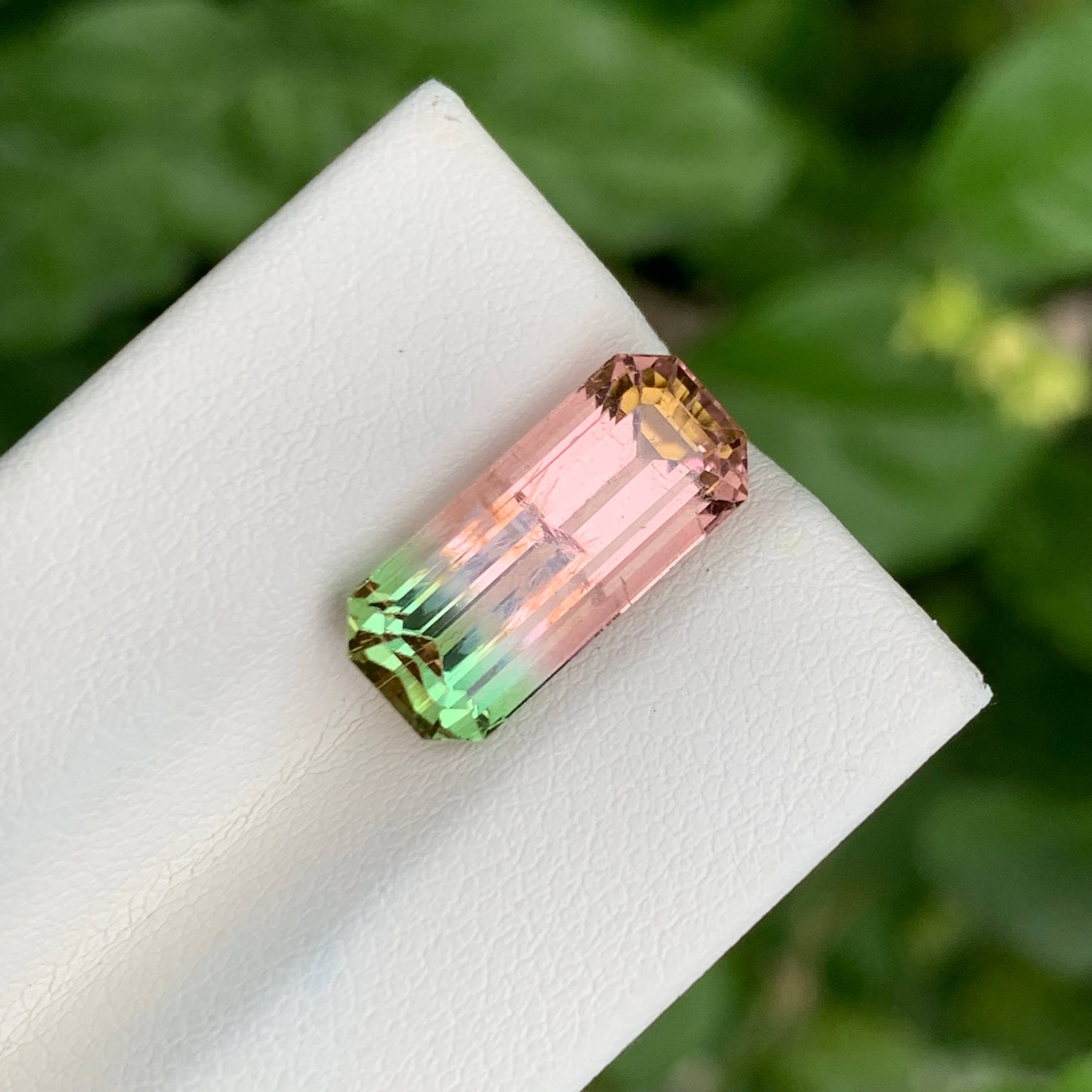 5.90 Carat Bi-Color Tourmaline