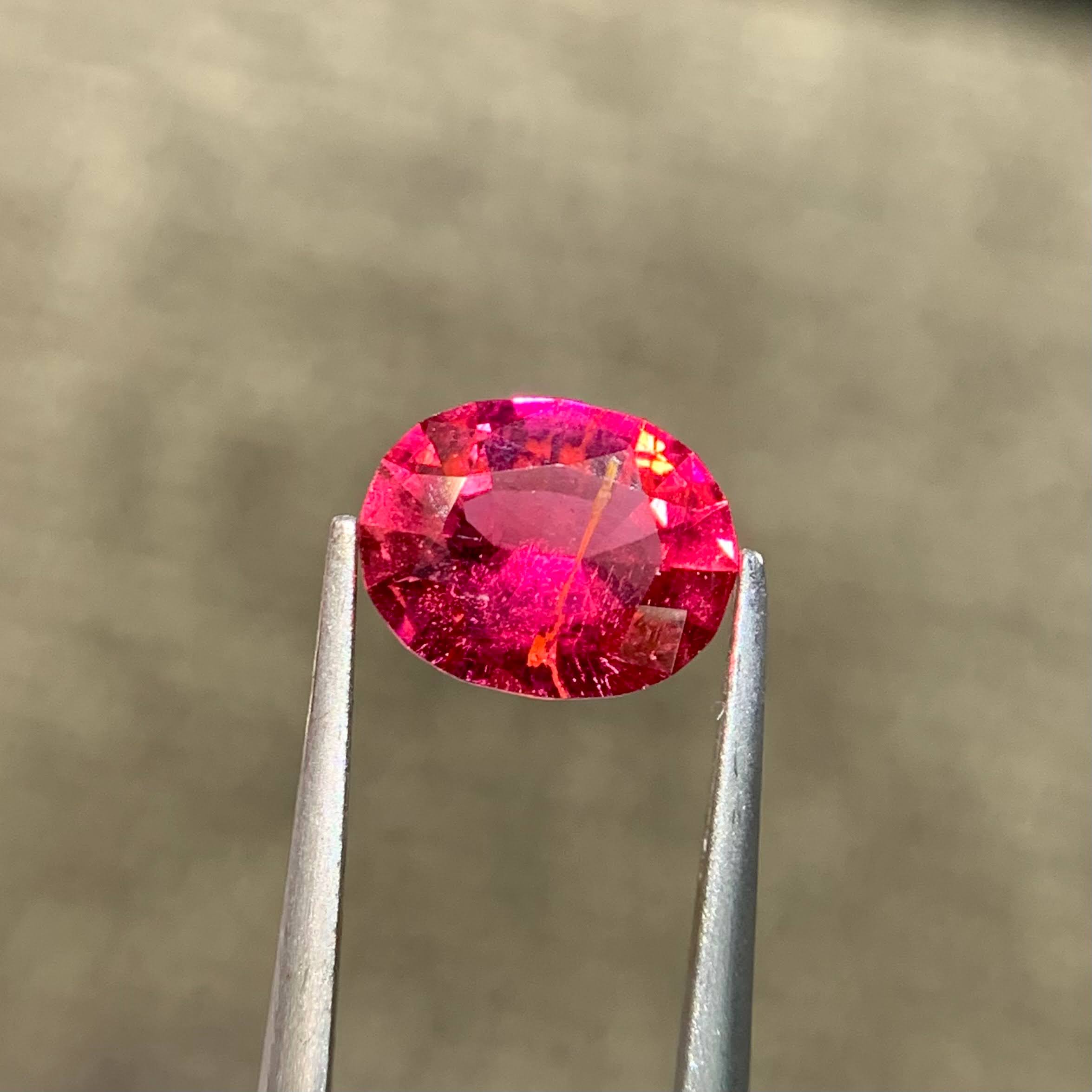 1.57Ct Hot Red Rubellite Tourmaline