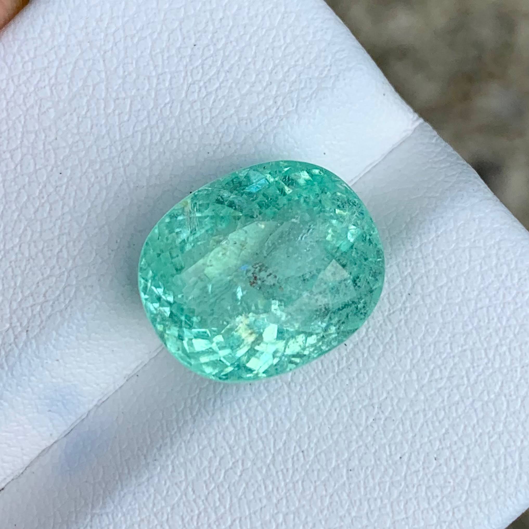 10.54Ct AIGS Paraiba Tourmaline Oval Cut