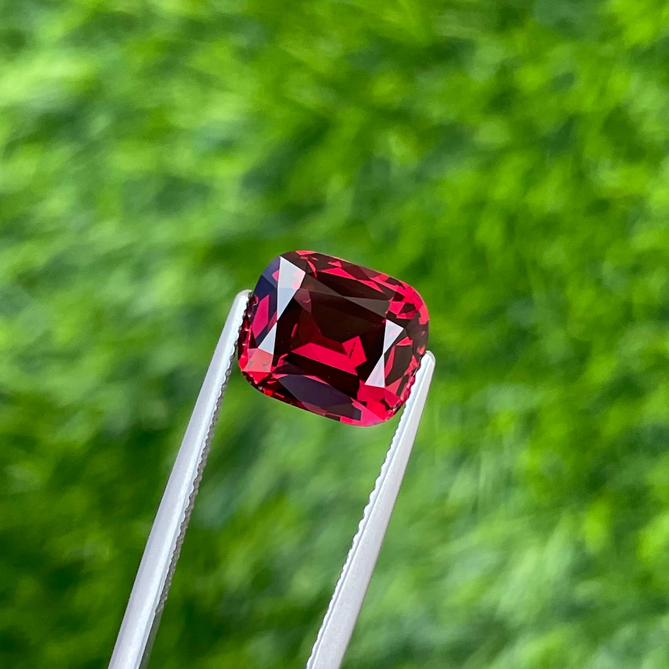 4.85 Carats Red Tanzanian Garnet Stone