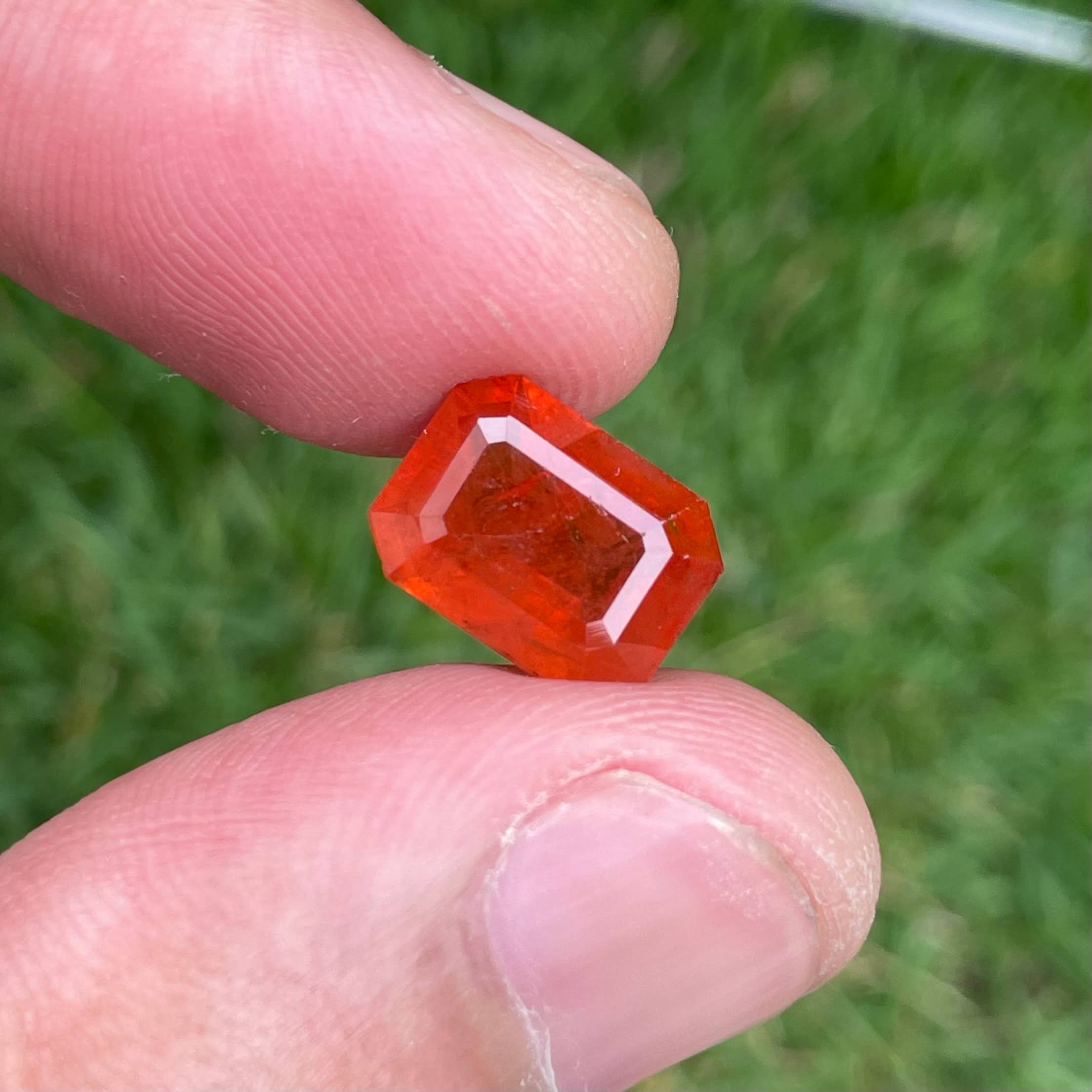 4.40 carats Rare Triplite Cut Stone