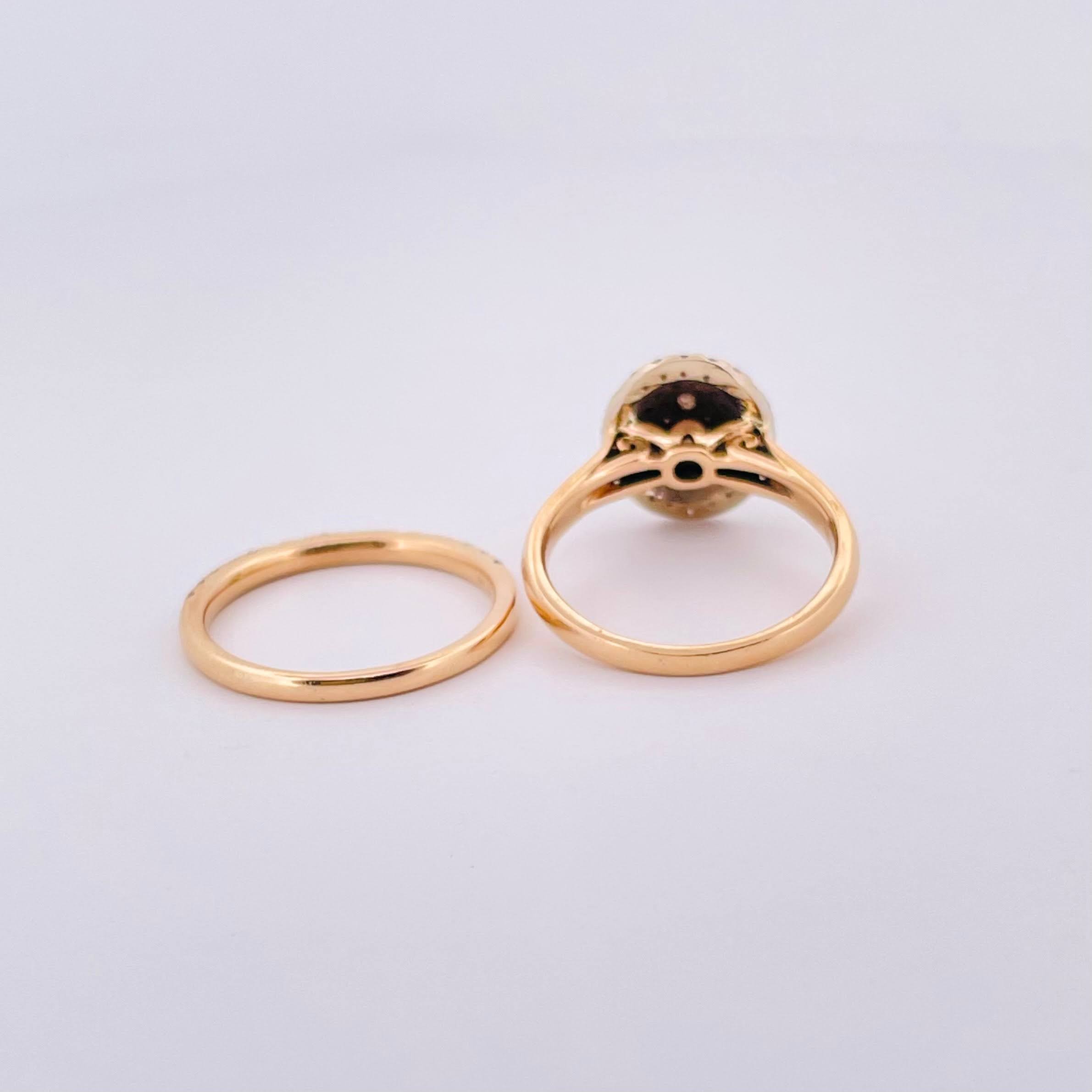 CAD Diamond Ring with 14k Gold