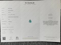 10.12 carats ICA Certified Paraiba Tourmaline