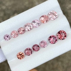 5.16ct Natural Burmese Spinel Lot Fancy Color Round