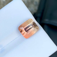 5.66ct Bicolor Tourmaline Cushion Cut