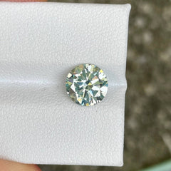 2.09 Carats Round Lab Grown Moissanite