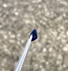 3.64 Carats Pear Shaped Sapphire Pair
