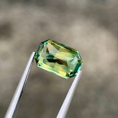 2.66 Ct Natural Parti Sapphire Radiant Cut 