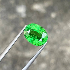 4.21 Carats Green Tsavorite Garnet Gem