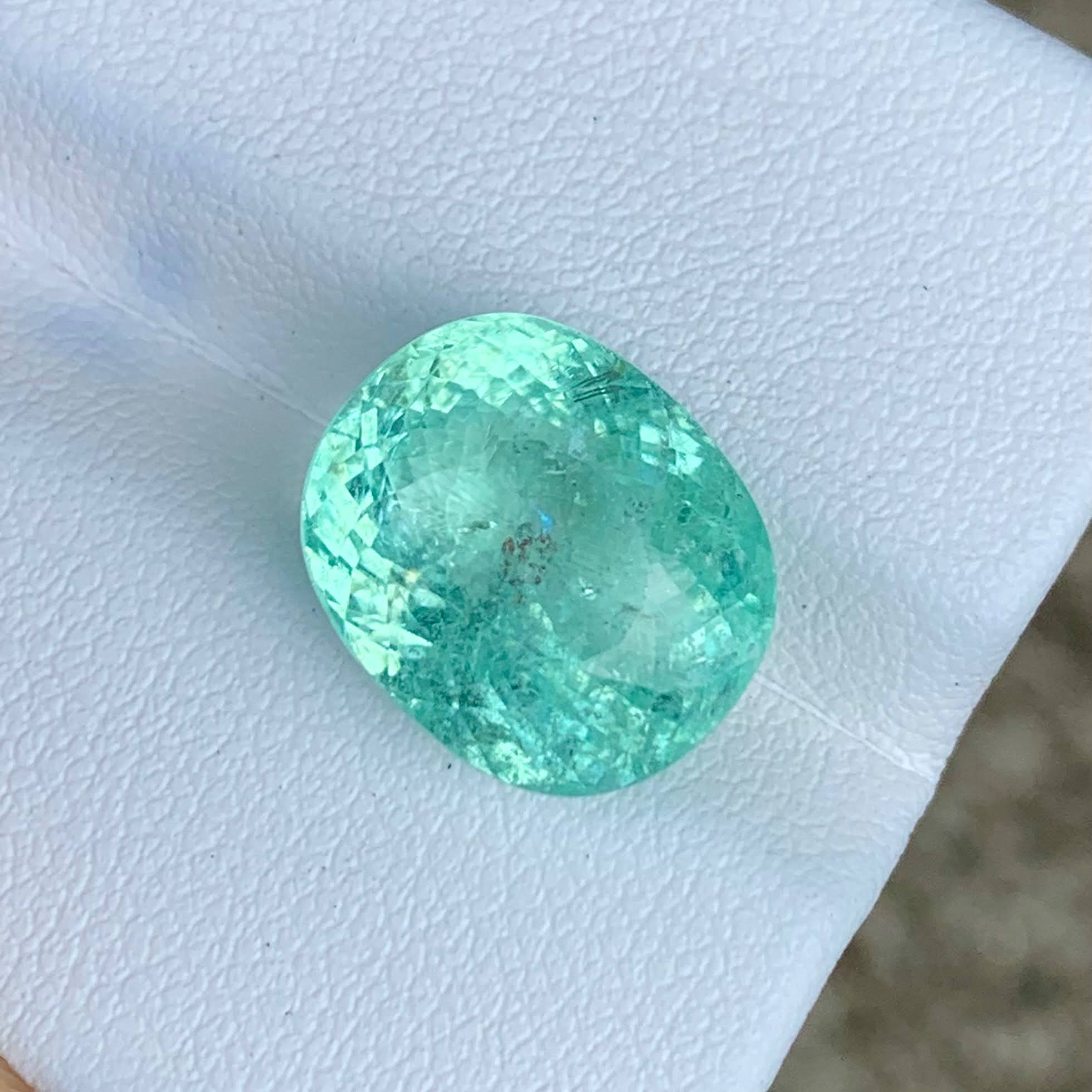 10.54Ct AIGS Paraiba Tourmaline Oval Cut