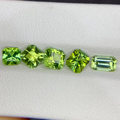 4.19ct Green Afghan Tourmaline Lot