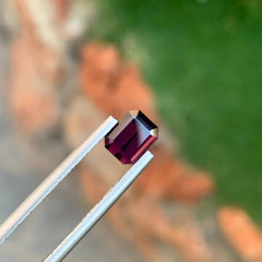 1.35 Carats Purplish Red Spinel Stone