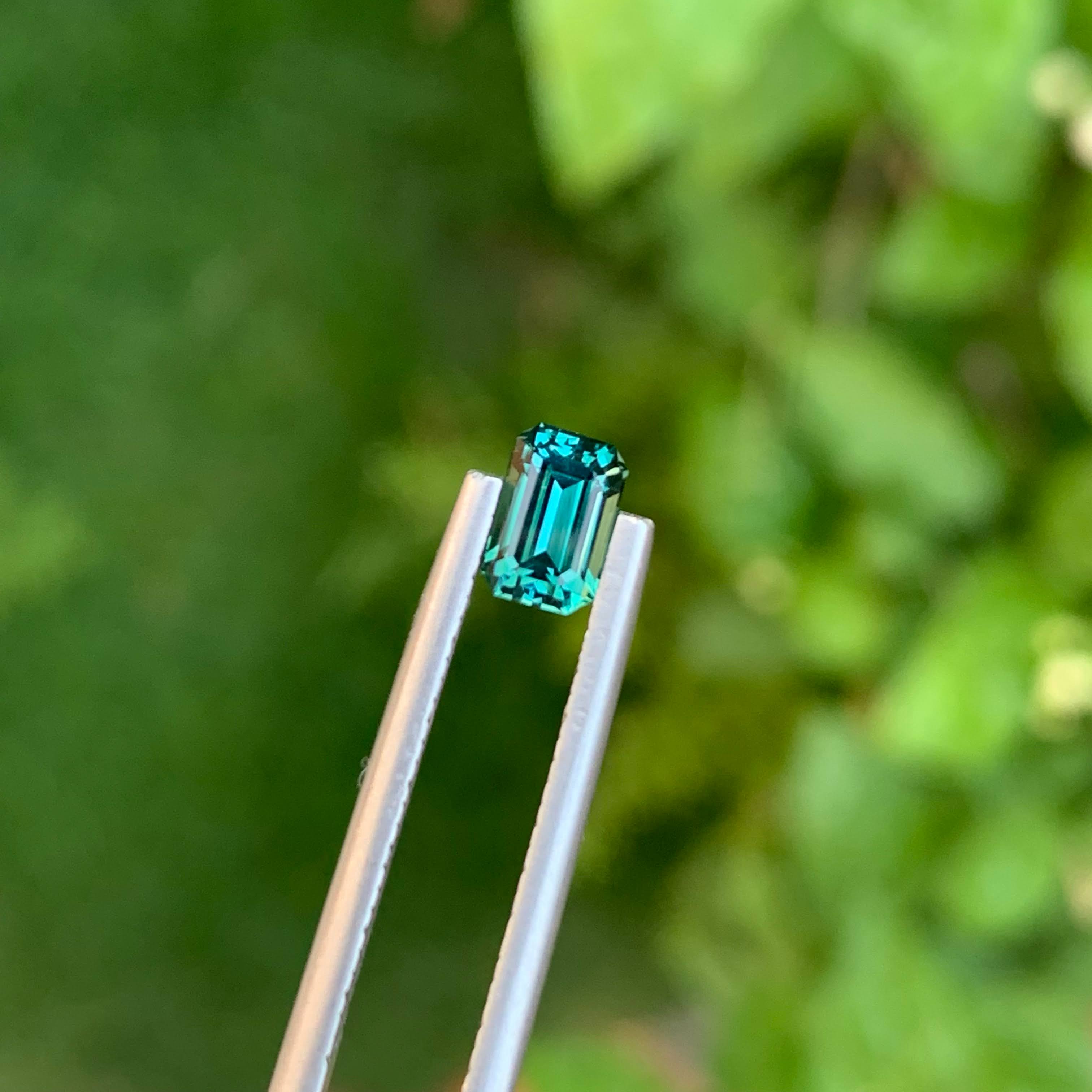 0.90 Carats Greenish Blue Tourmaline