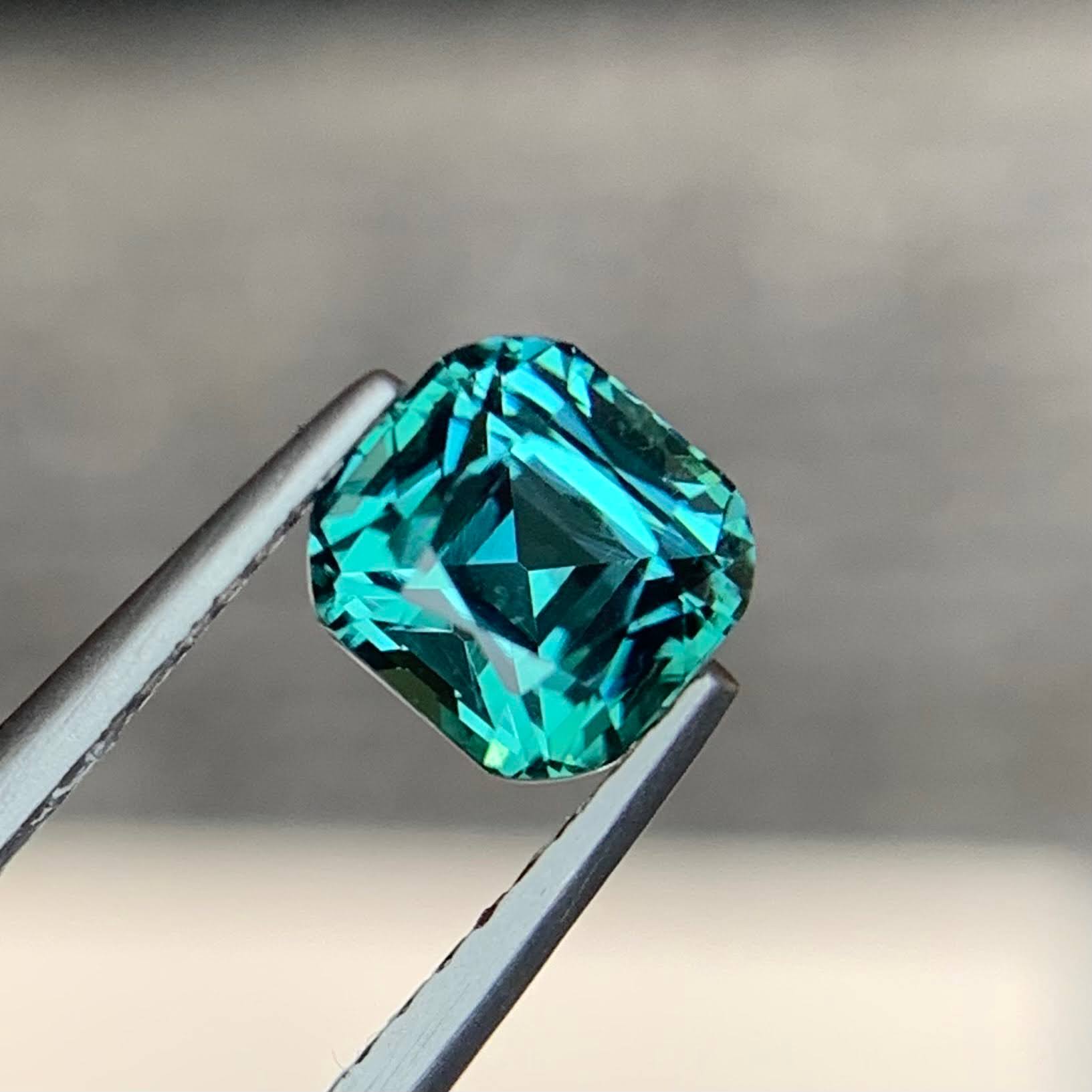1.20ct Lagoon Tourmaline Cushion