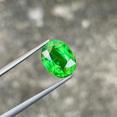 4.21 Carats Green Tsavorite Garnet Gem