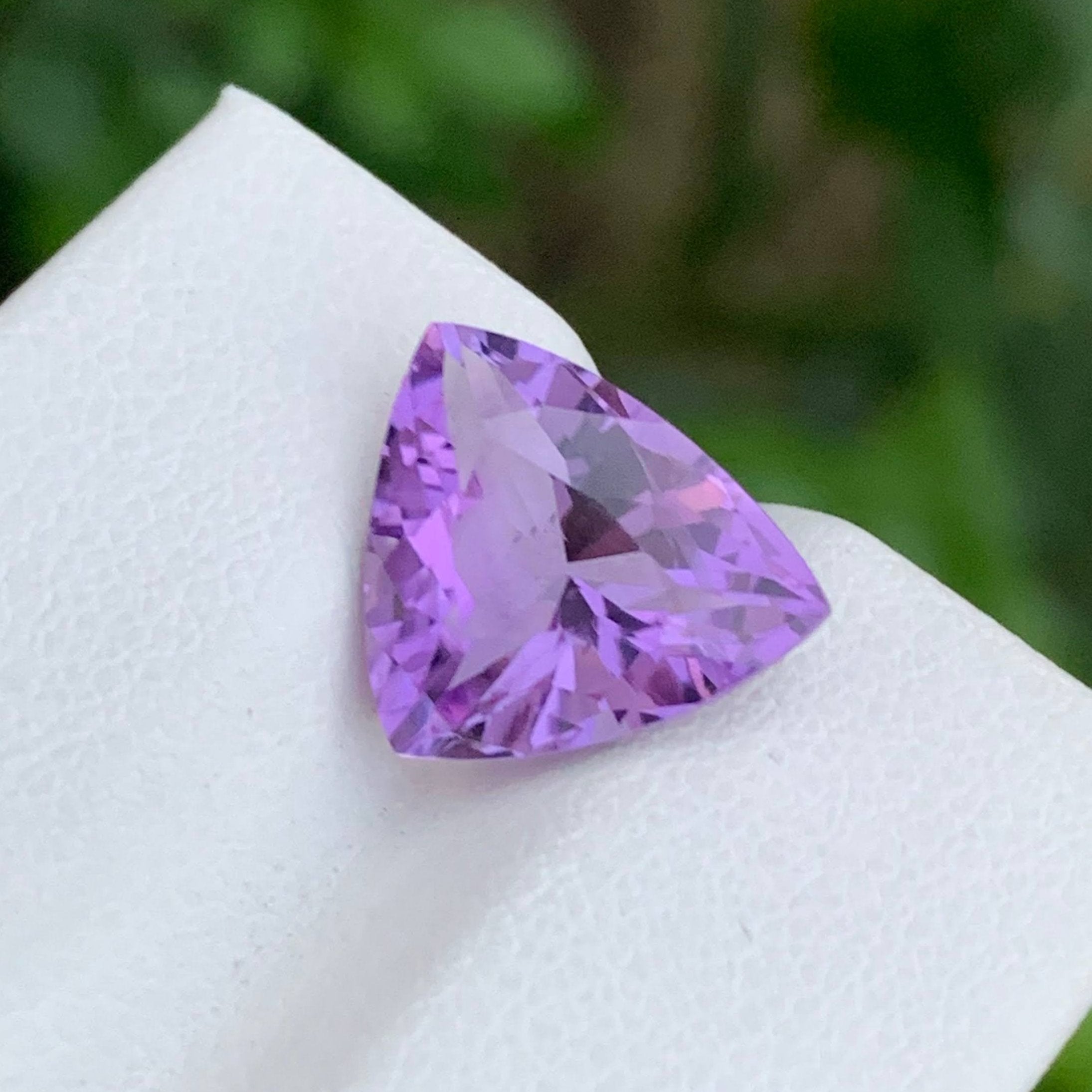 4.20 Carat Amethyst Gem Trilliant Cut