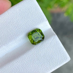 3.28 Carat Olive Green Tourmaline Gem