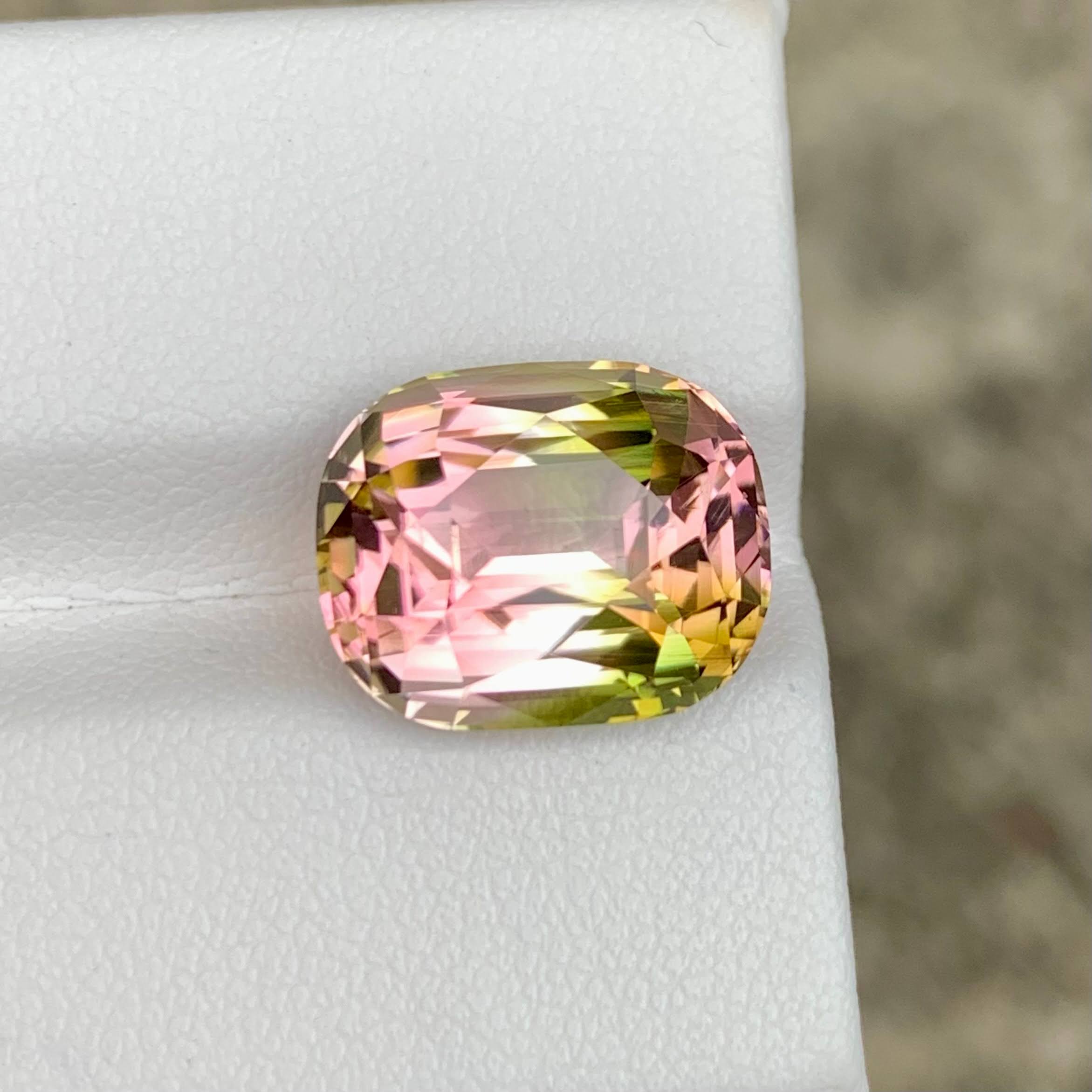 tricolor-tourmaline-8-08ct-africa-cushion-modified-cut