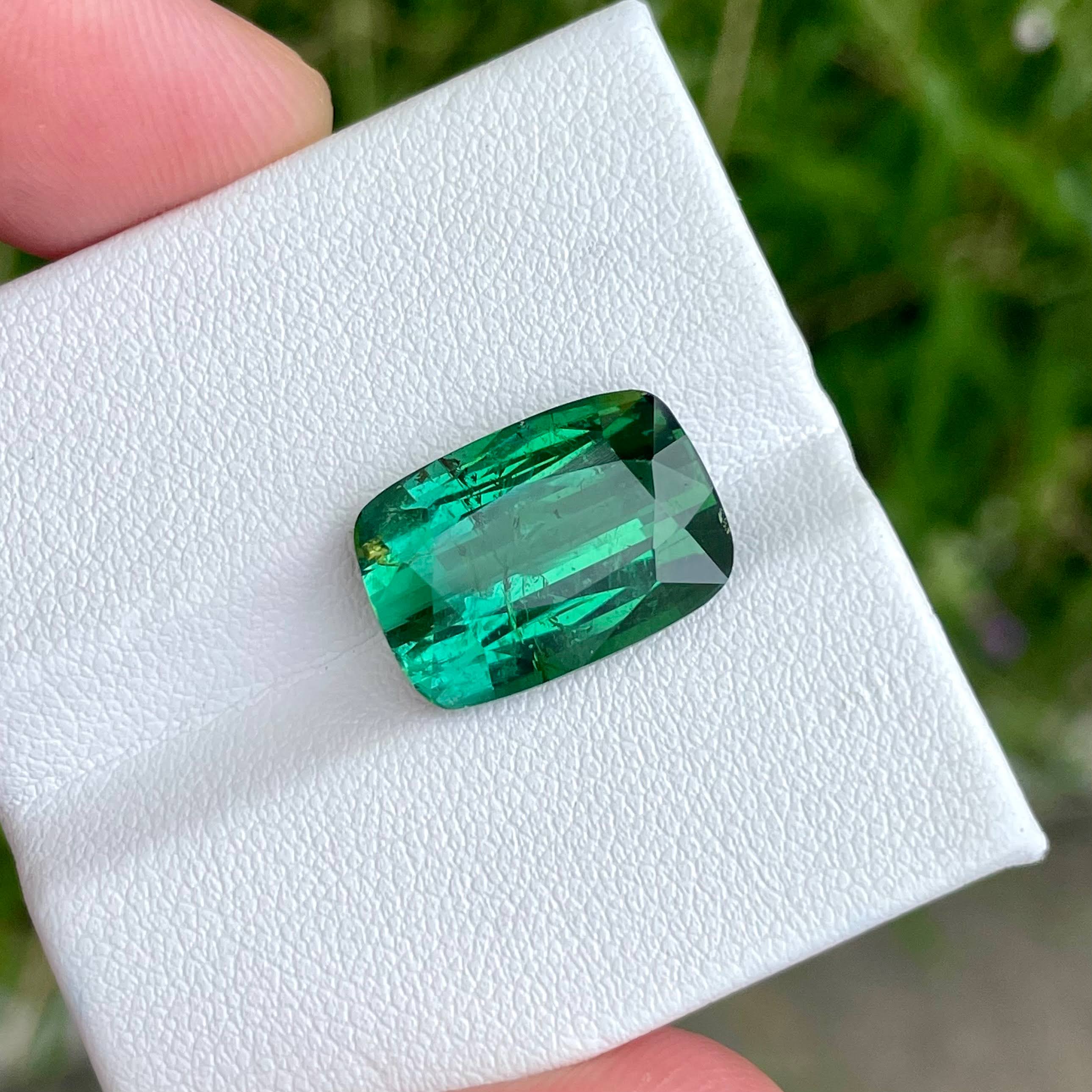 10.95 Carats Green Blue Tourmaline Gem