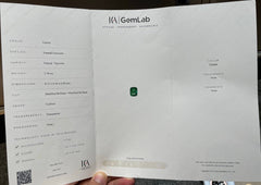 2.79 Carats Certified Tsavorite Garnet 