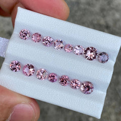 5.11 carats 15 Piece Pink Spinel Lot