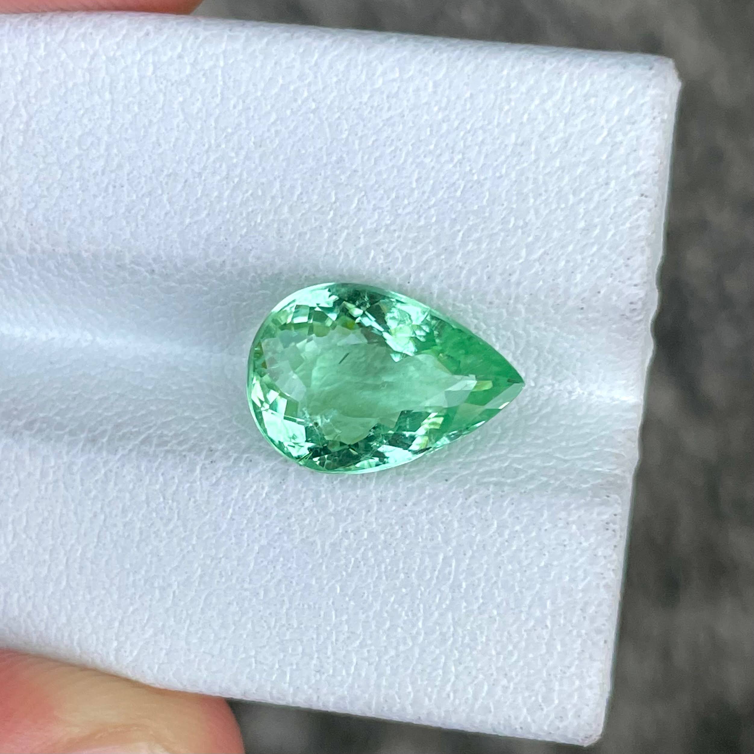 4.37 Carat Certified Paraiba Tourmaline