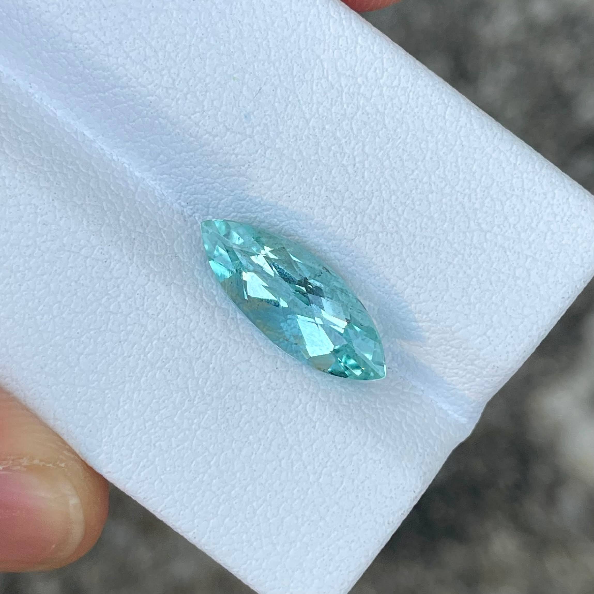 2.26 Carats Marquis Cut Aquamarine Gem