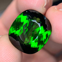 17.15 Carats Green Tourmaline Gemstone