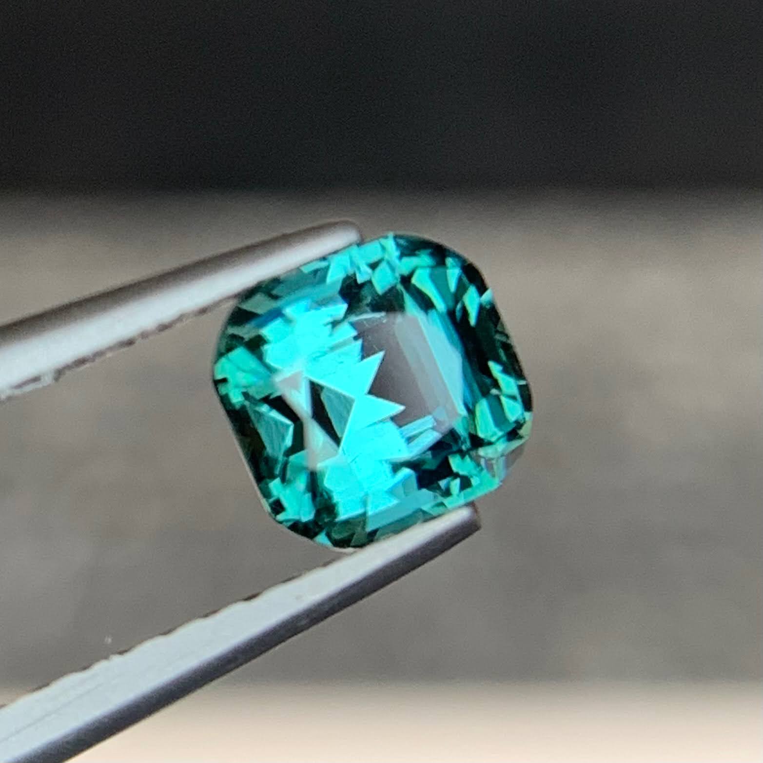 1.20ct Lagoon Tourmaline Cushion