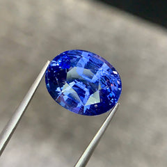 15.08 Ct No Heat Blue Sapphire Oval