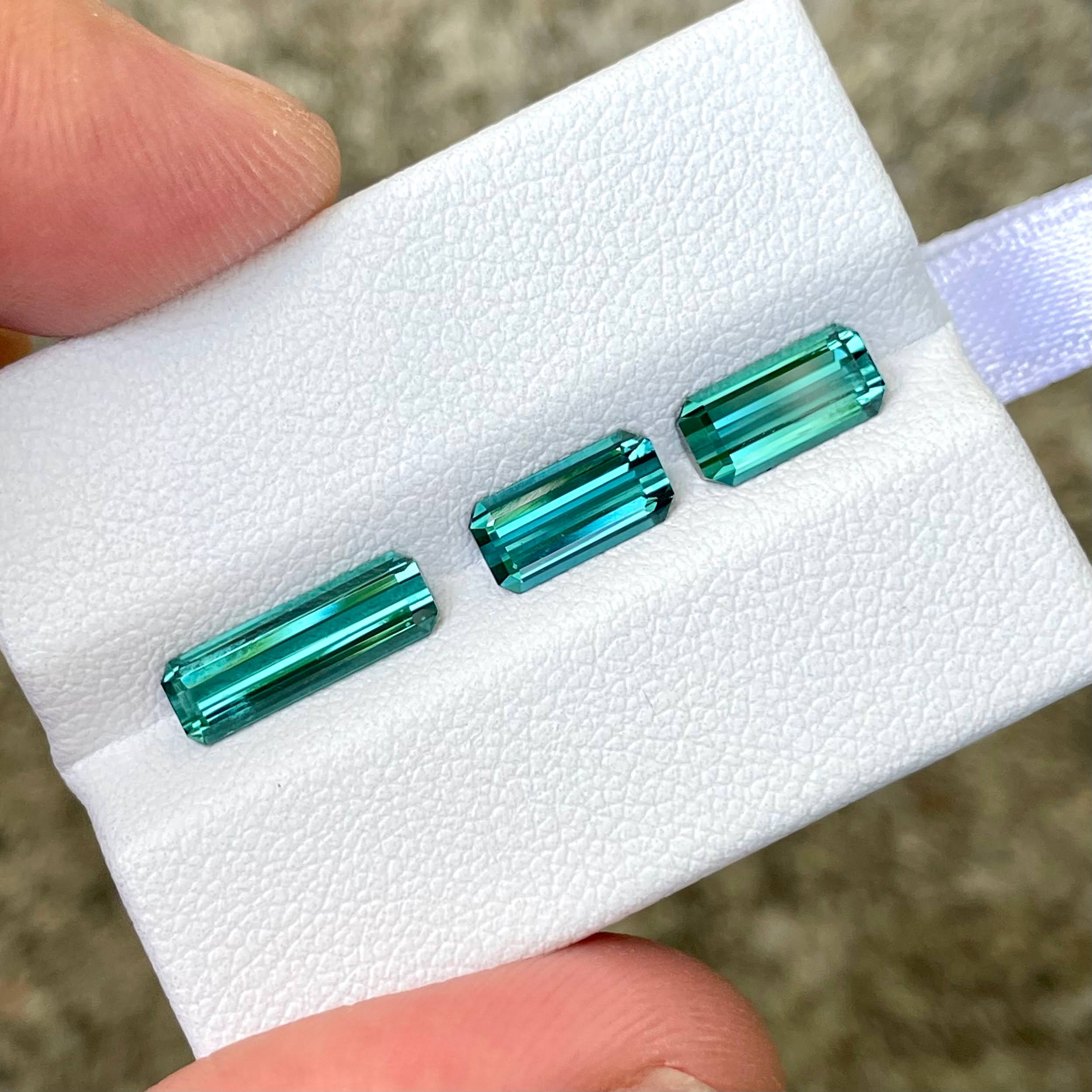 3 Piece Indicolite Tourmaline Set