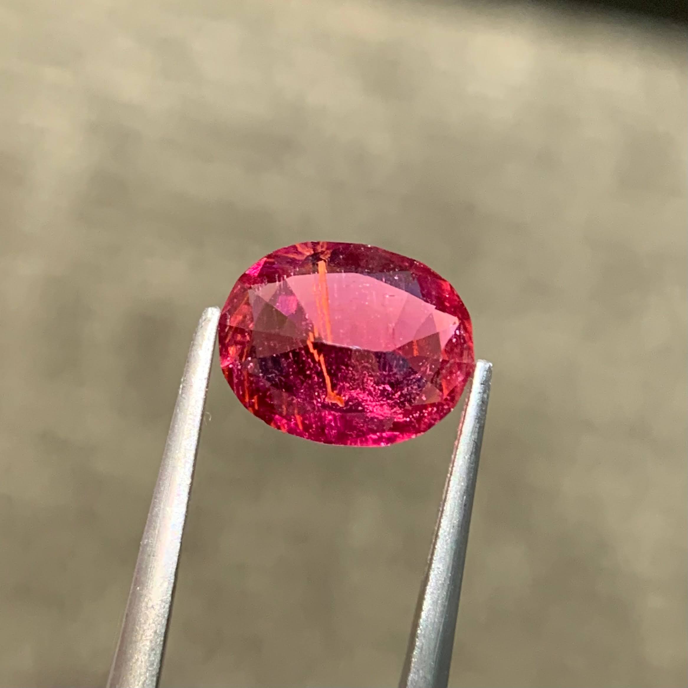 1.57Ct Hot Red Rubellite Tourmaline